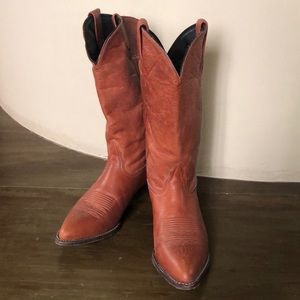 Tony Lama snip toe western boot